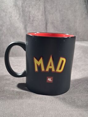 Retrokid x Inspector Gadget MAD Emblem Black and Red 15oz Oversized Mug NEW OOP